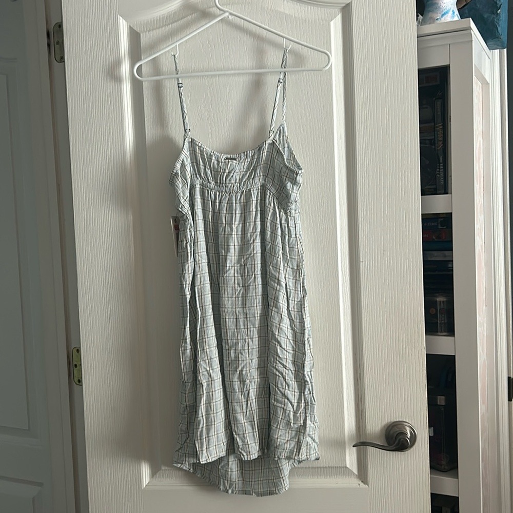 Plaid Blue Billa Bong Dress